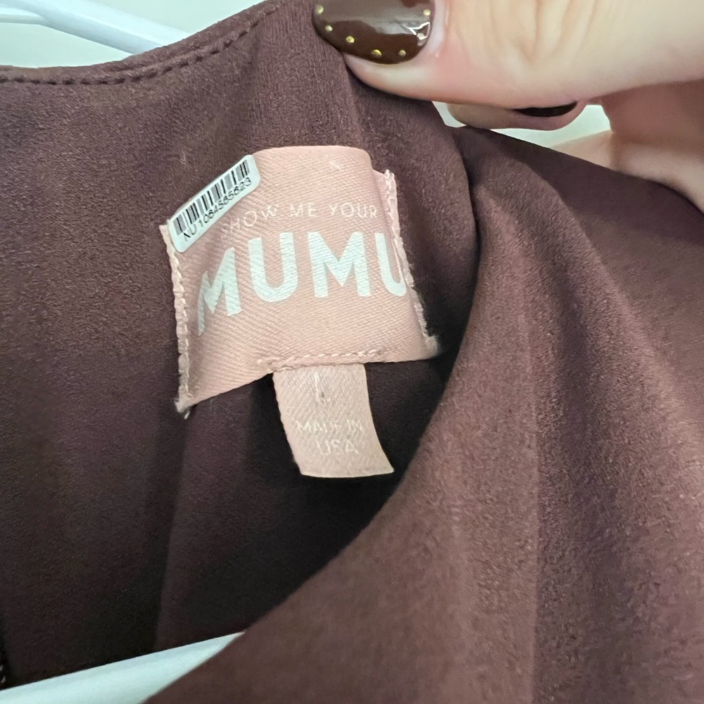 Show Me Your Mumu Maxi Dress in Chocolate Brown - Picture 3 of 3